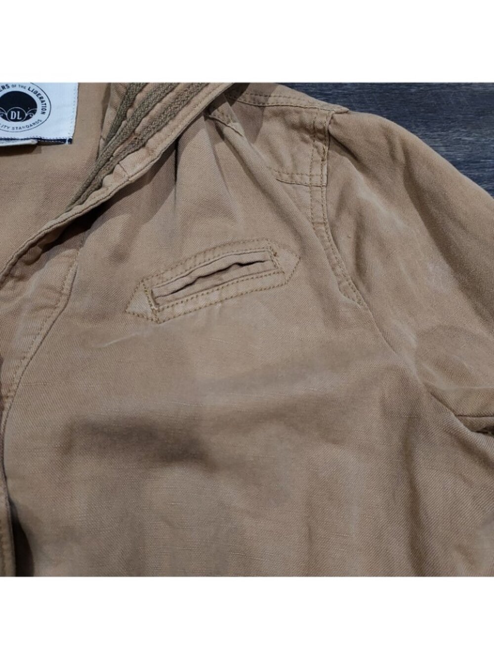 Daughters Of The Revolution Sailor Jacket Tan Military Women USA 4 - Picture 5 of 16